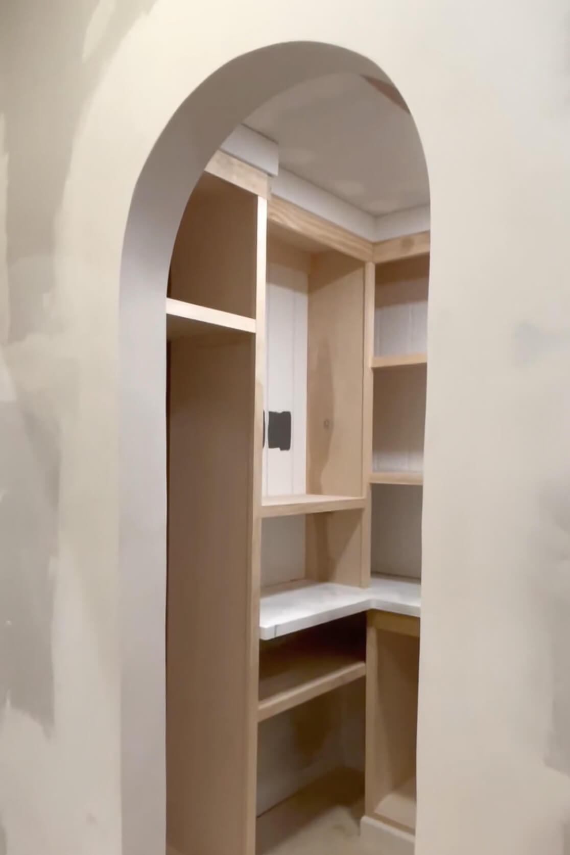 How to make an arched doorway.